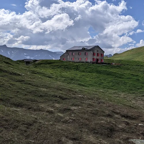 Col de la Balme refuge on the Tour du Mont Blanc