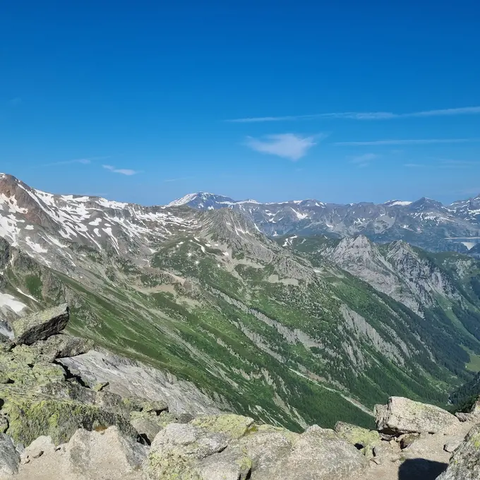 Fenêtre d'Arpette avec vue sur le glacier du Trient